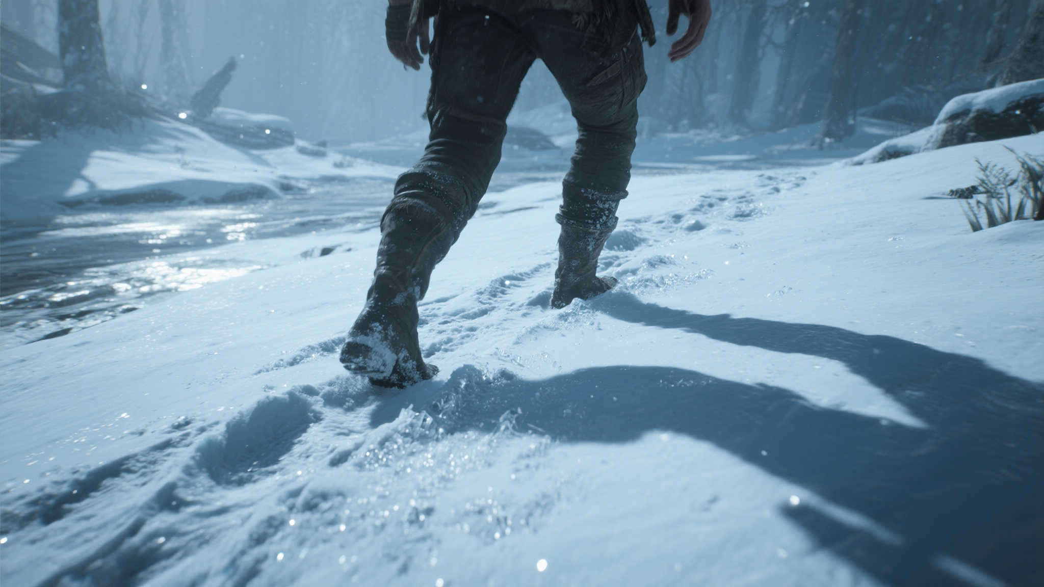 雪地细节大比拼：〈死亡搁浅2〉对决〈荒野大镖客2〉，谁更胜一筹？